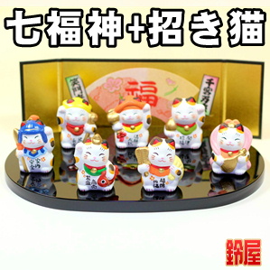 おしゃれな七福神の置物やかわいい陶器の置物を販売